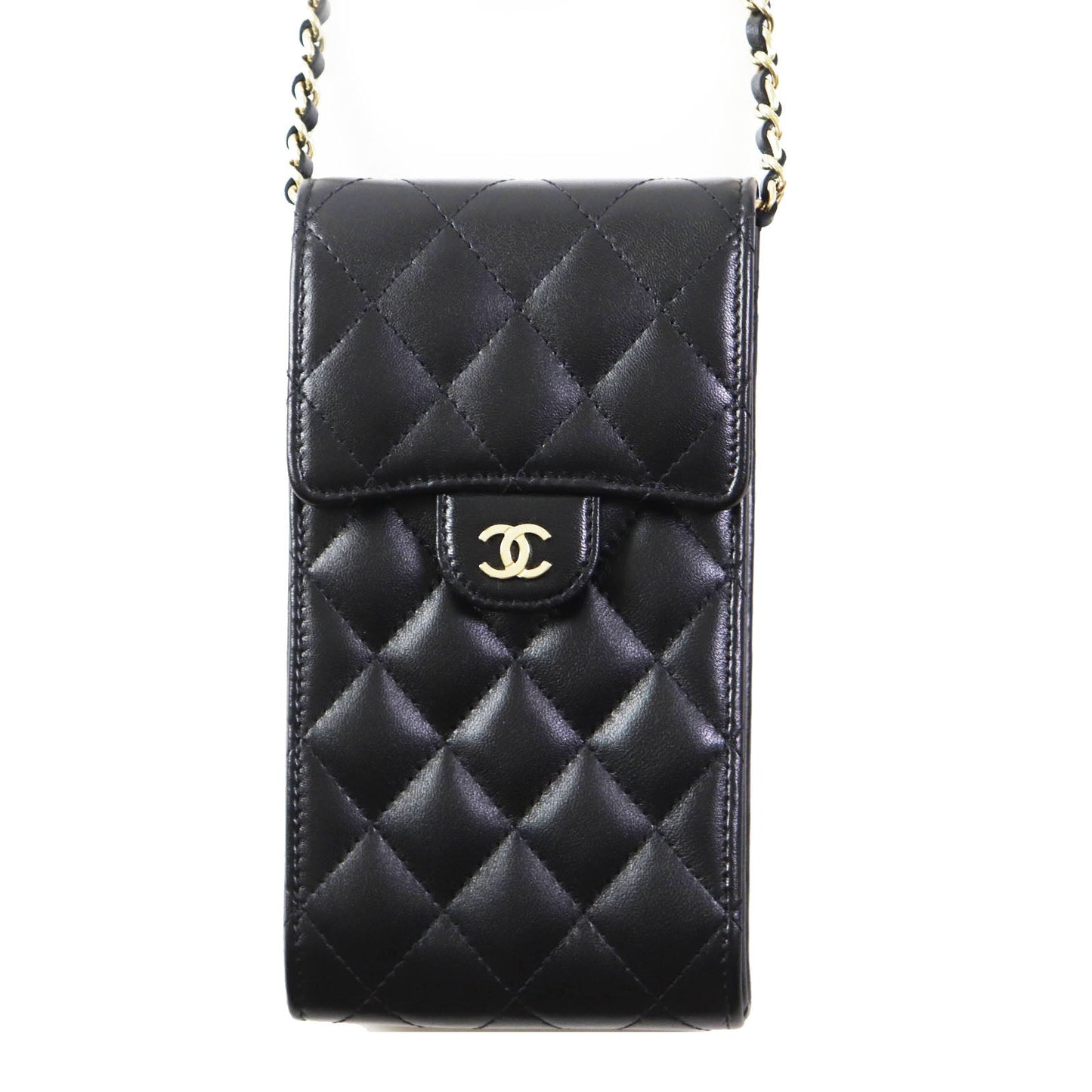 CHANEL Shoulder Bag AP2164 Lamb leather black Matrasse