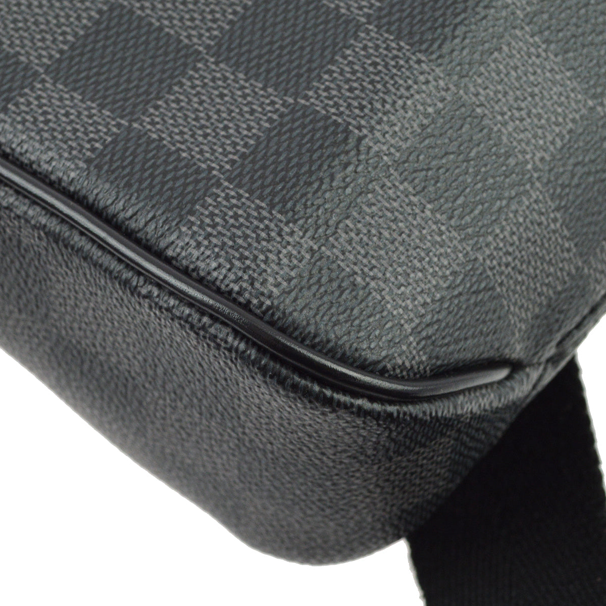 Louis Vuitton 2013 Damier Graphite District PM Shoulder Bag N41260