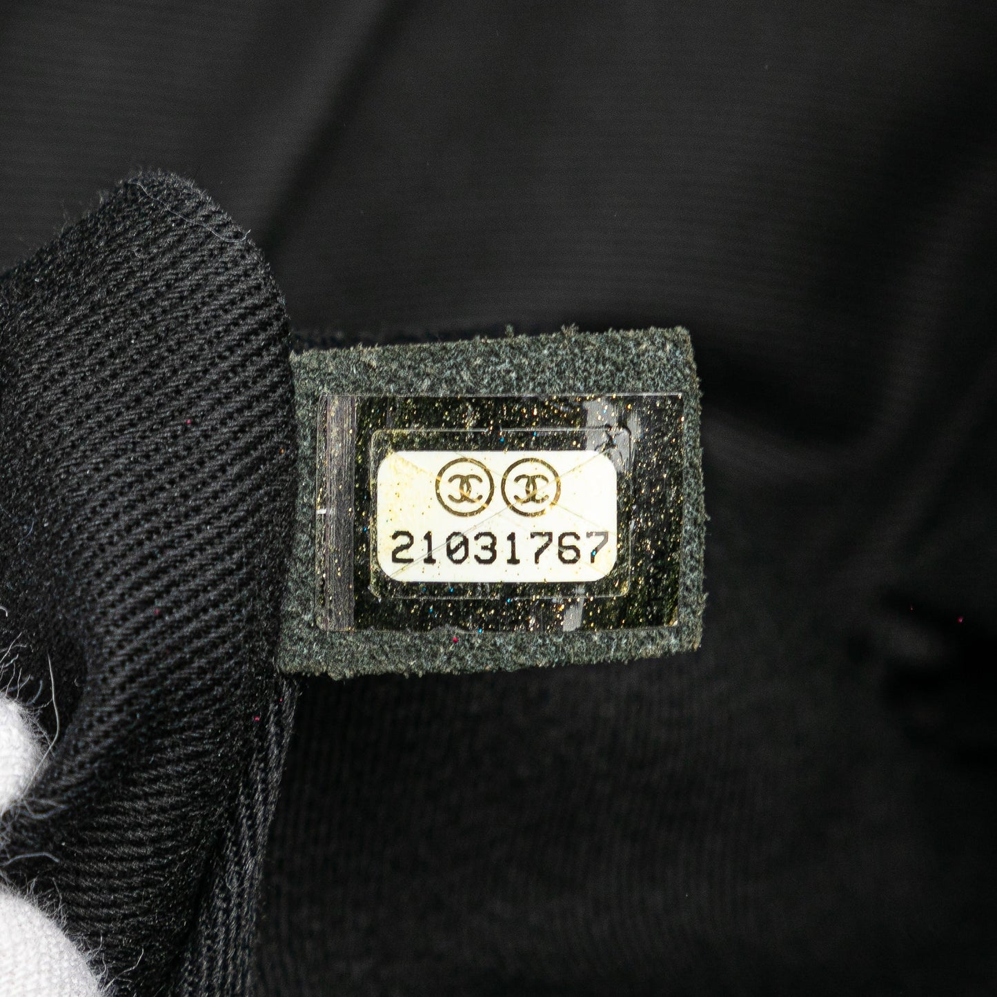 Gray Chanel Tweed Easy Fantasy Flap Shoulder Bag