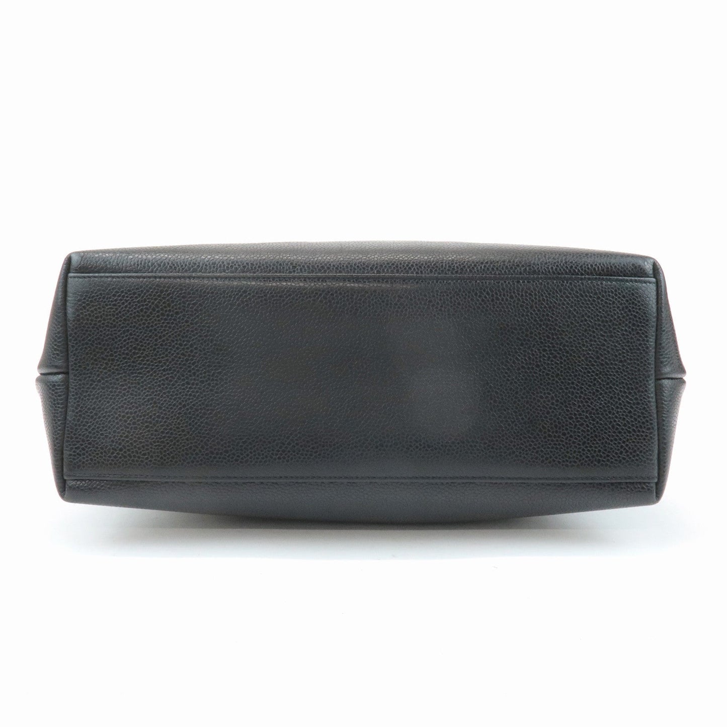 CHANEL COCO Mark Caviar Skin Chain Shoulder Bag Black