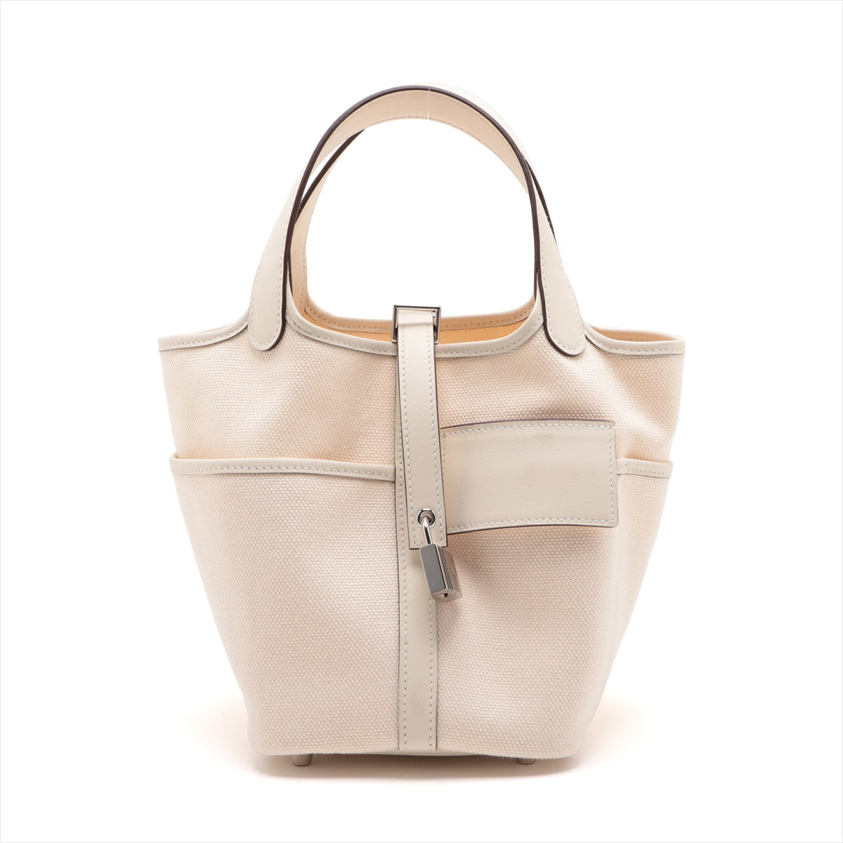 Hermes Picotin Lock Cargo PM Tuareg Elan x Swift Nata Silver Gold U 2022
