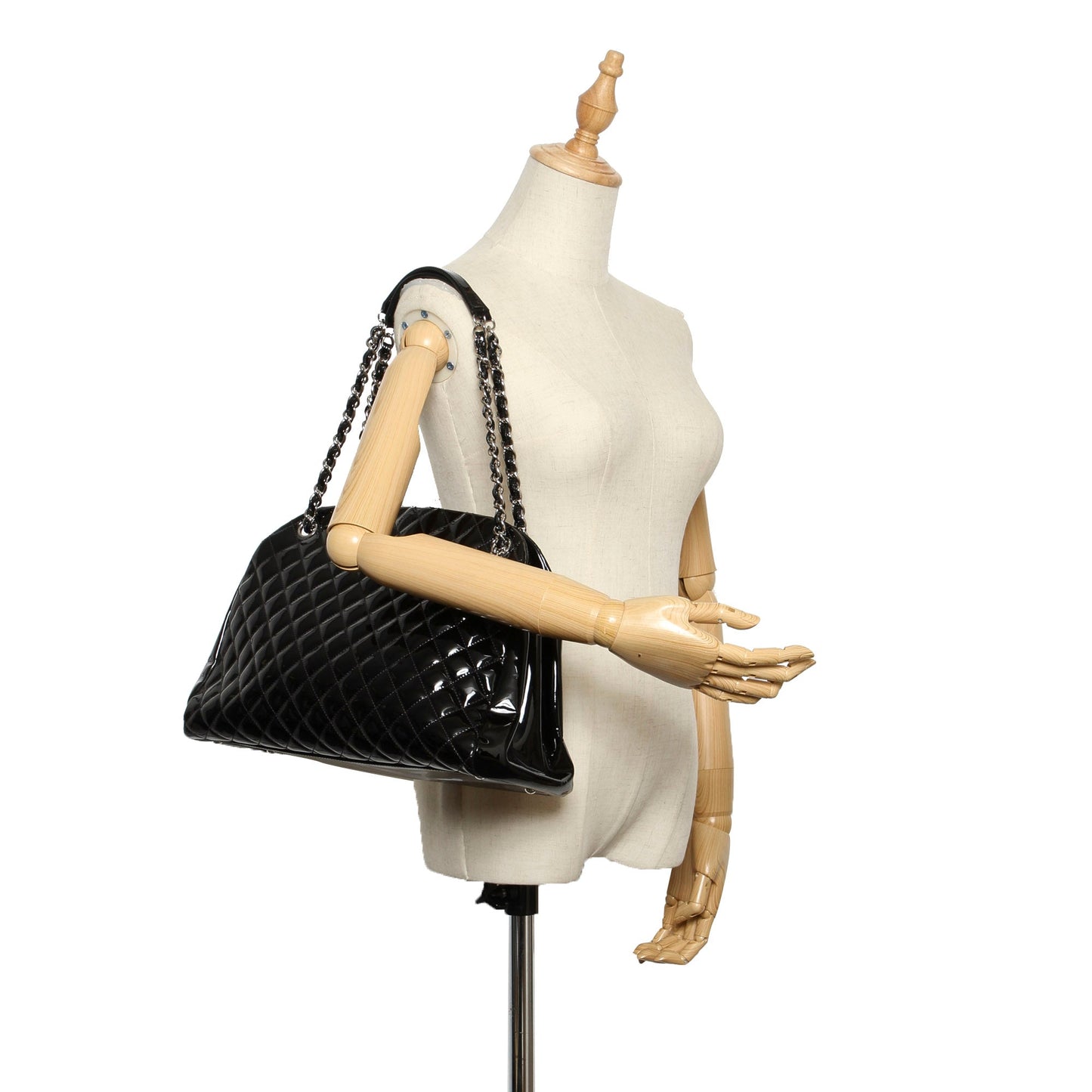Chanel Large Just Mademoiselle Shoulder Bag Black