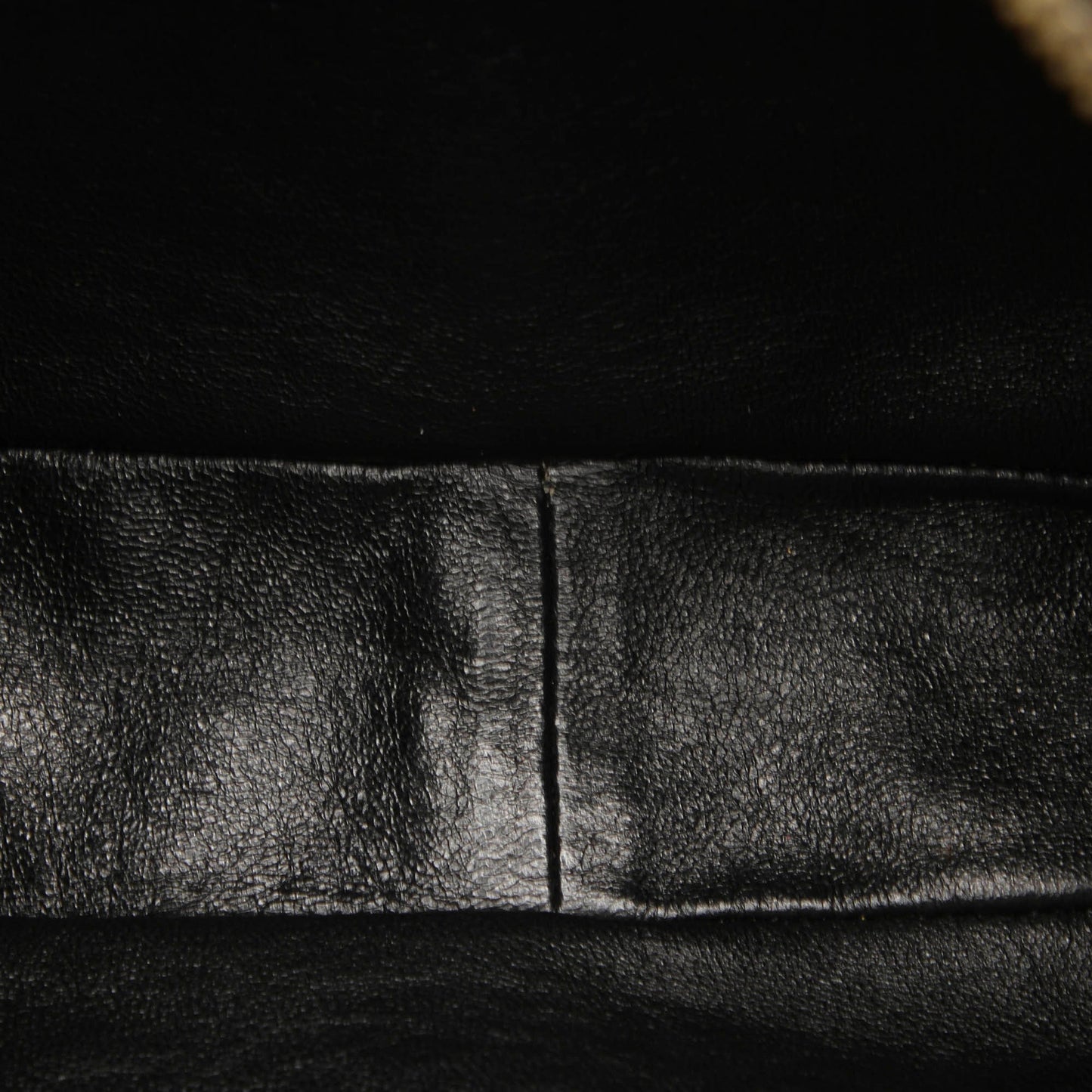 Chanel Matelasse Lambskin Chain Shoulder Bag Black