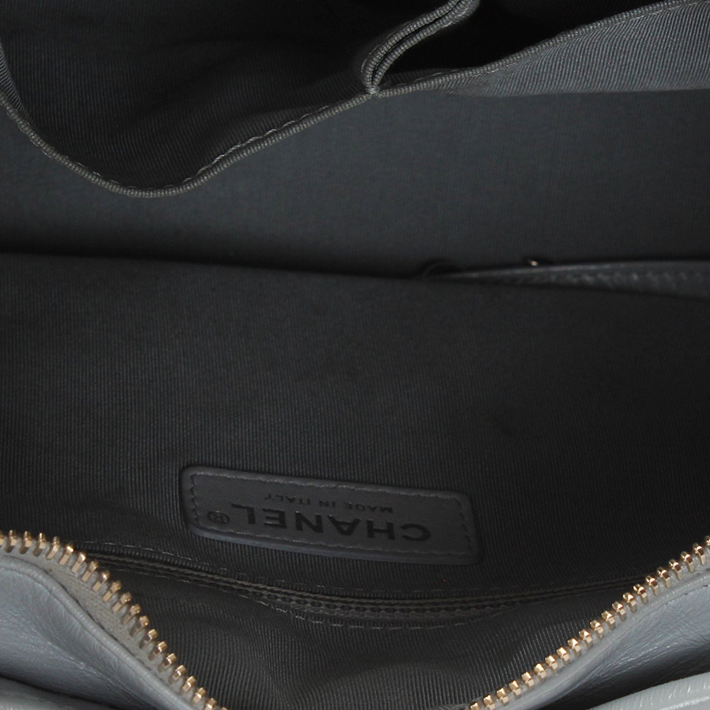 Gray Chanel Medium Gabrielle Leather Shoulder Bag
