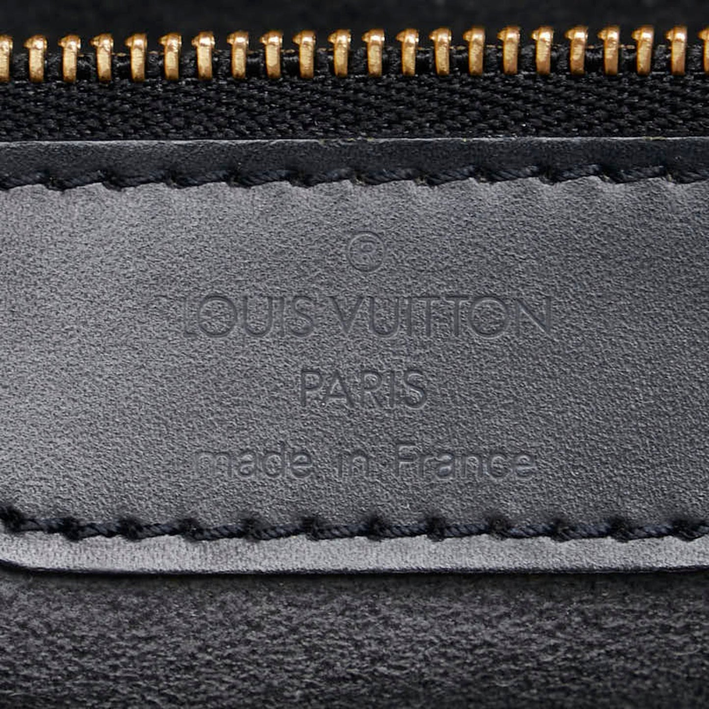 Louis Vuitton Noir Leather Shoulder Bag
