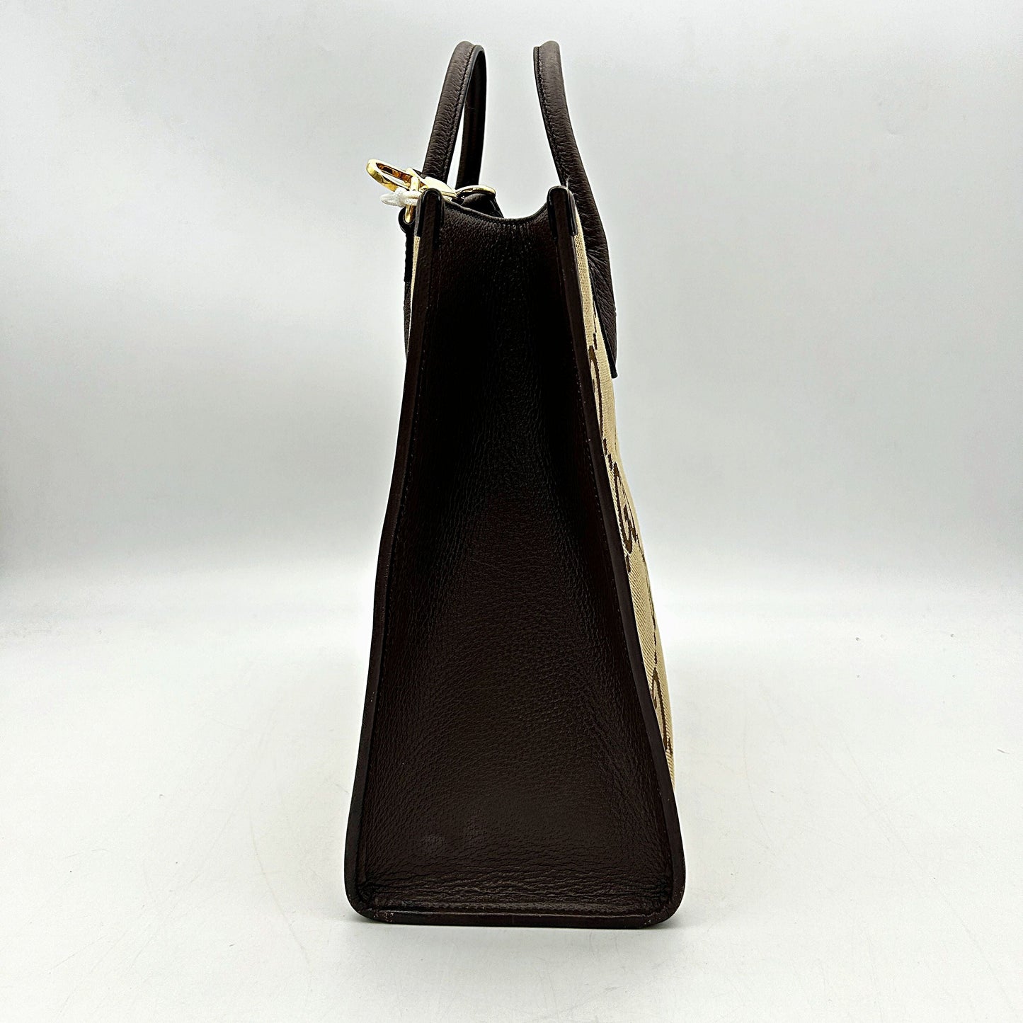 Gucci Beige Brown Canvas Jumbo GG Tote Bag Gucci LA45362