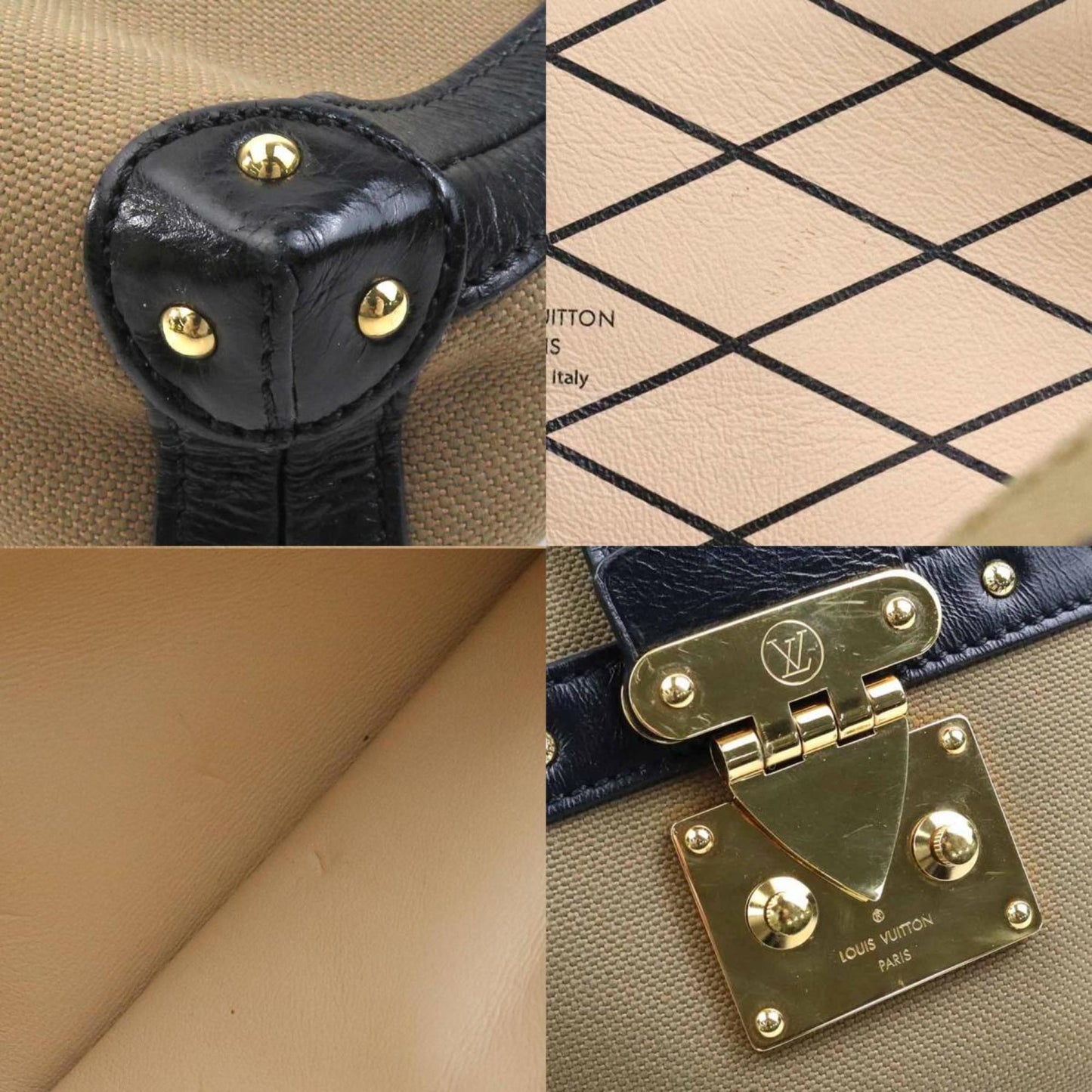 Louis Vuitton Canvas Leather Shoulder Bag