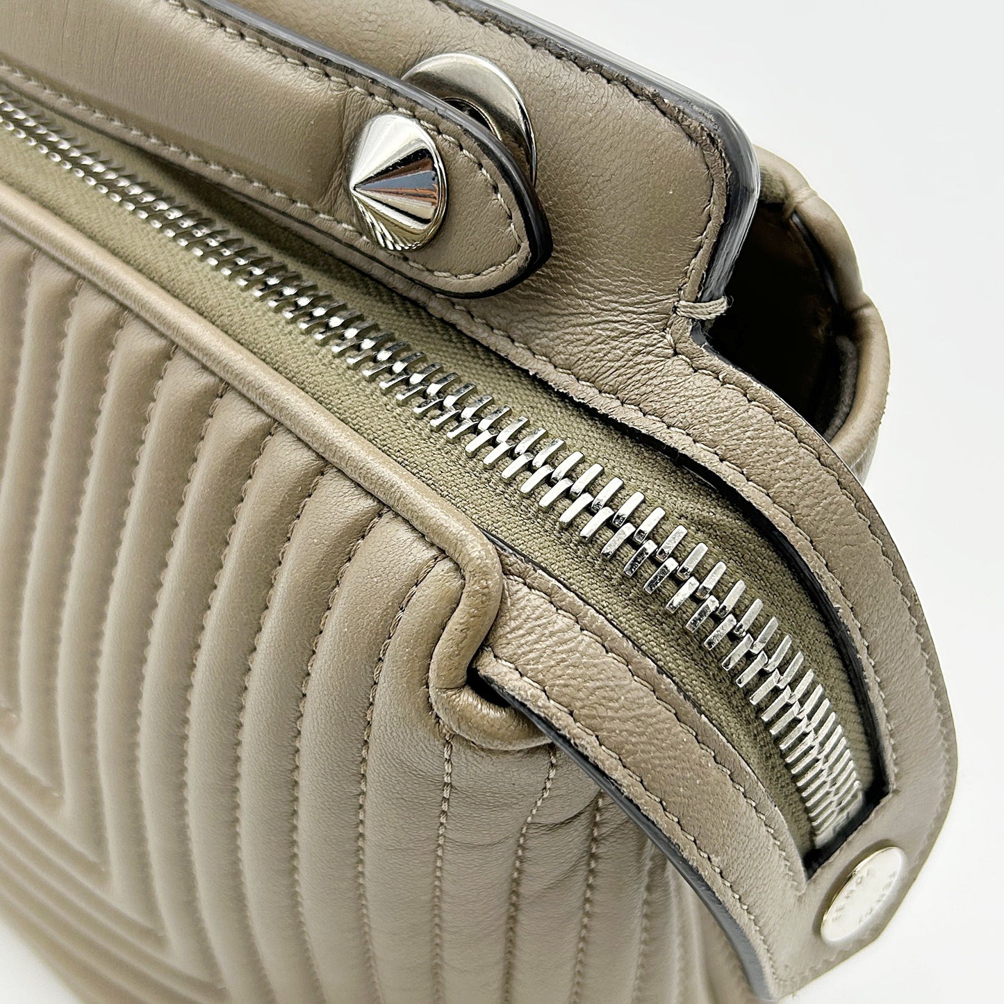 Fendi Leather Dotcom Click Small - Blue Shoulder Bags, Handbags LA15425