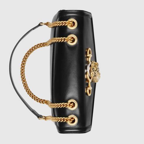 Gucci Rajah Medium Shoulder Bag Black