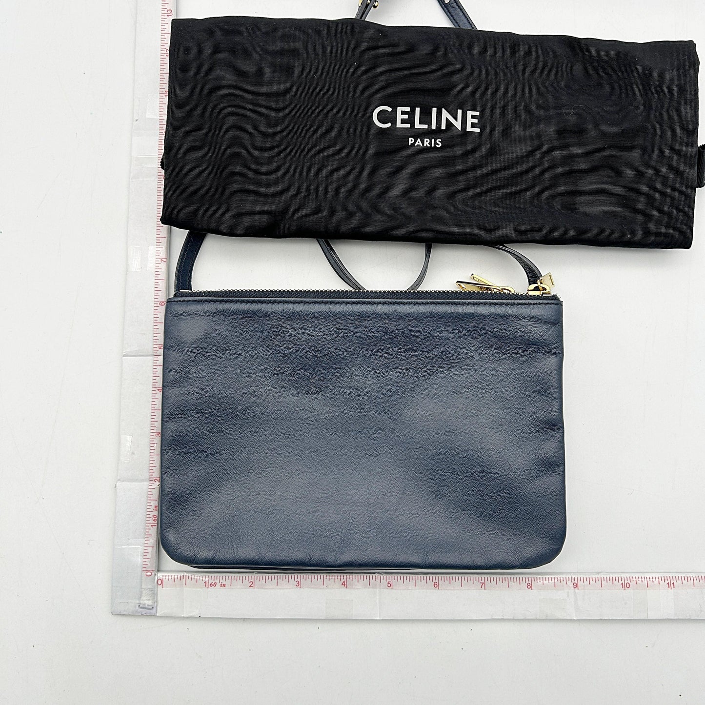 Celine Small Trio Crossbody Bag - Black Crossbody Bags, Handbags LA24367