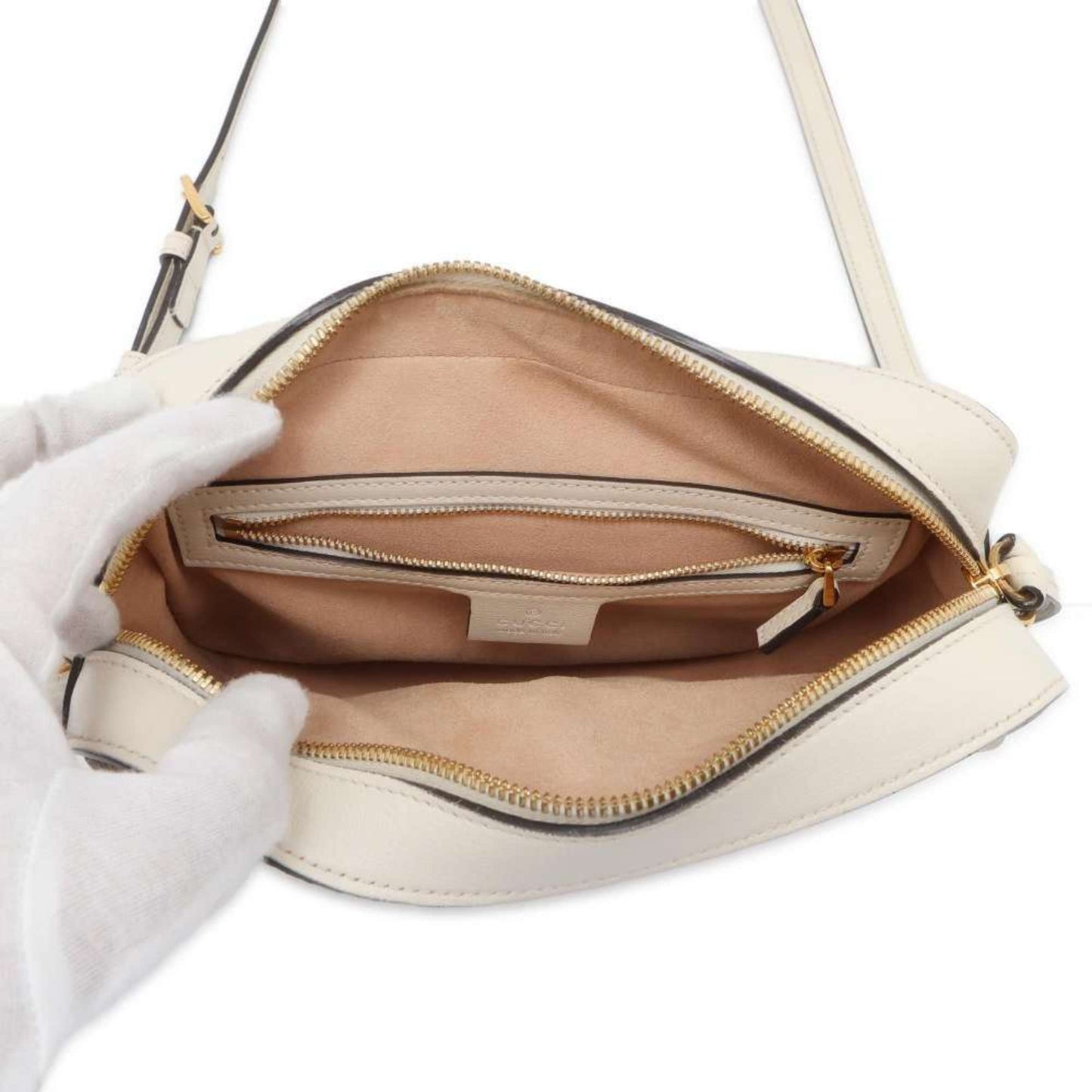 GUCCI Horsebit Shoulder Bag