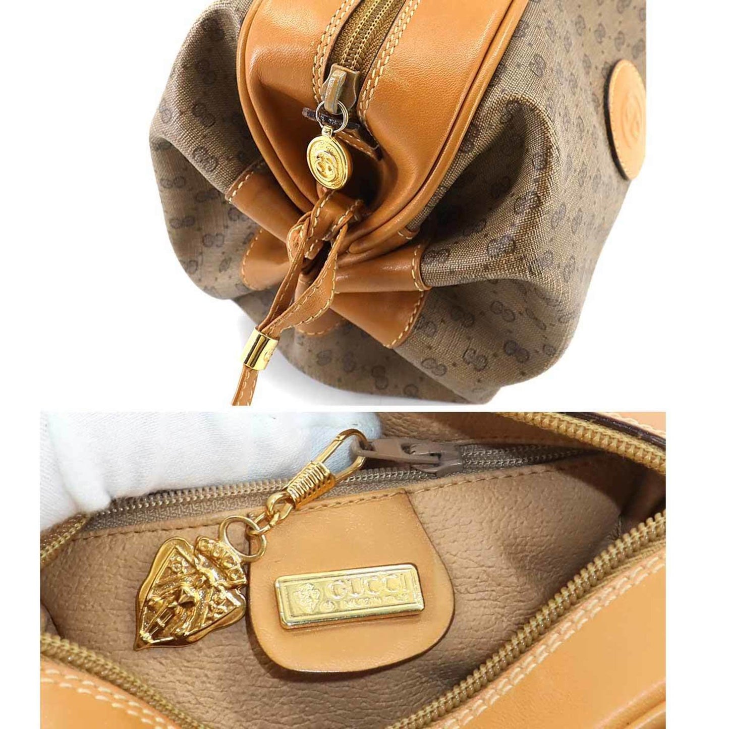 GUCCI Micro Small GG Canvas Shoulder Bag