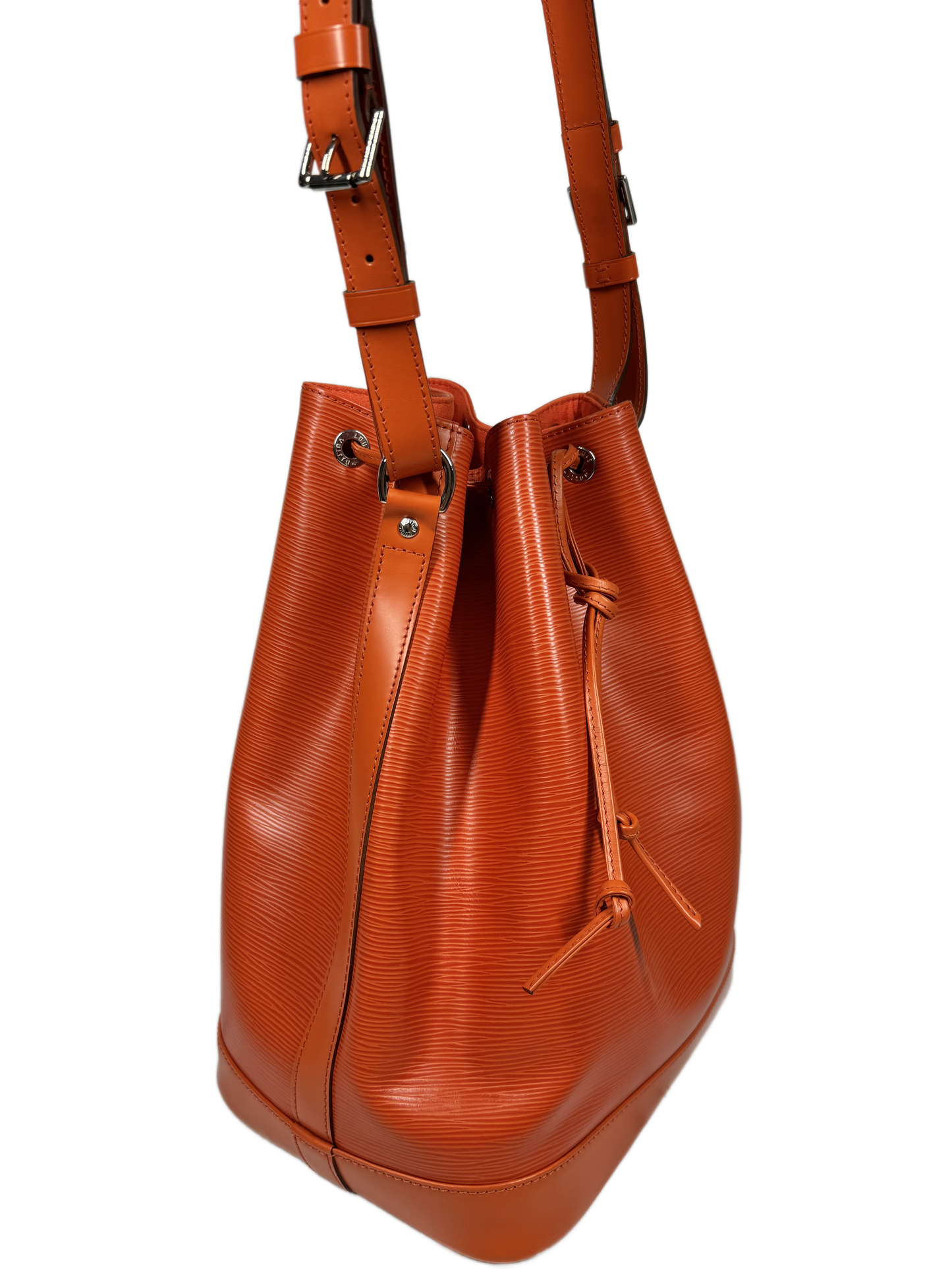 Louis Vuitton Orange Pigment Epi Leather New Model Noé GM Shoulder Bag