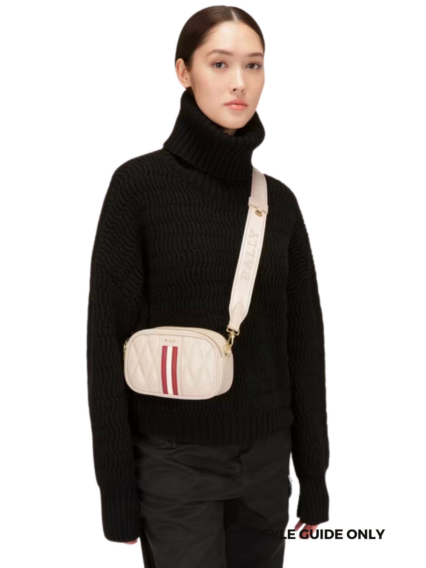 BALLY - DENNI LEATHER MINI BAG BLUSH PINK - NEW