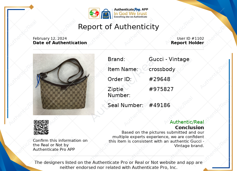 Crossbody Designer By Gucci Size: Medium