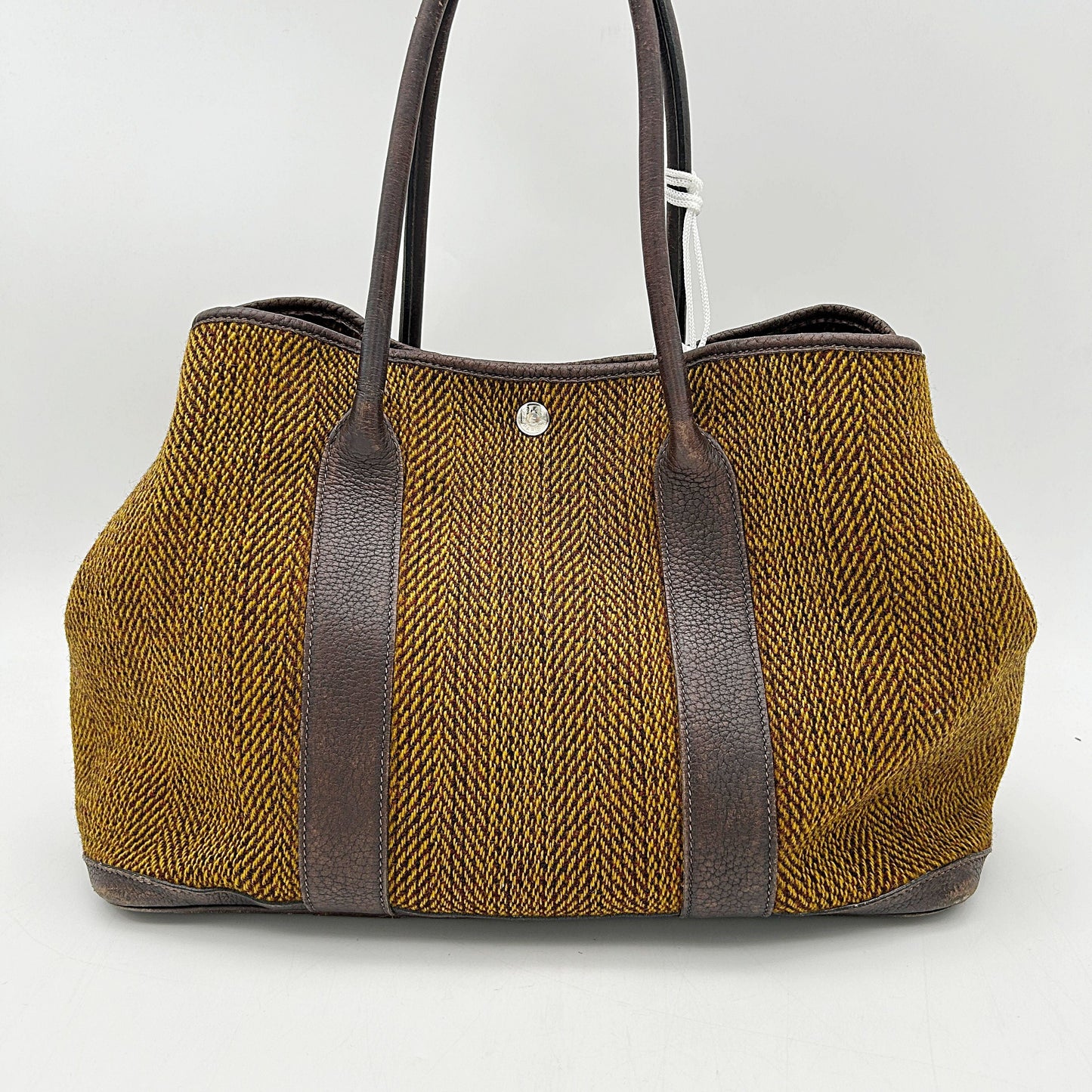 Hermès Tweed Garden Party 36 - Brown Totes, Handbags LA17296