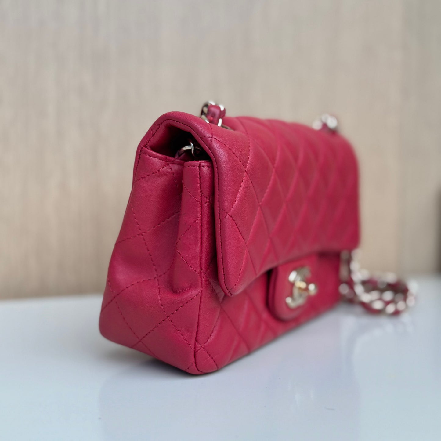 CHANEL Mini MATELASSE Chain Shoulder Bag