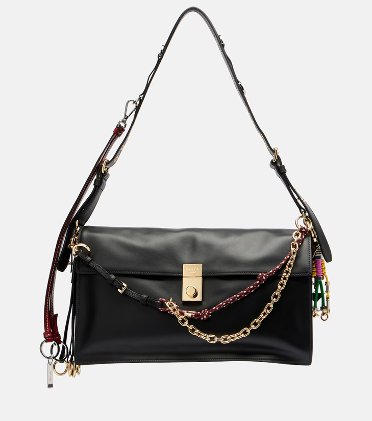 Prada Prada Soft Sound Large leather shoulder bag