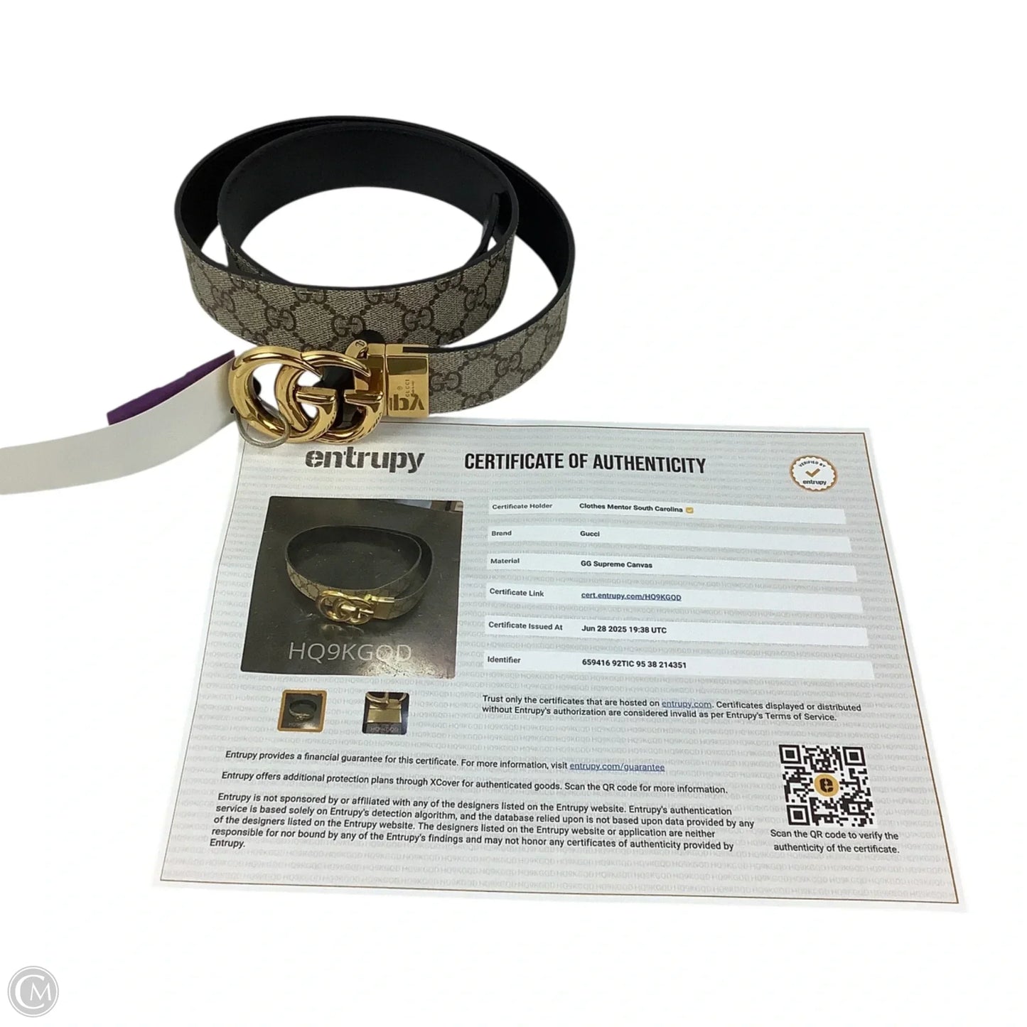 Belt Luxury Designer By Gucci