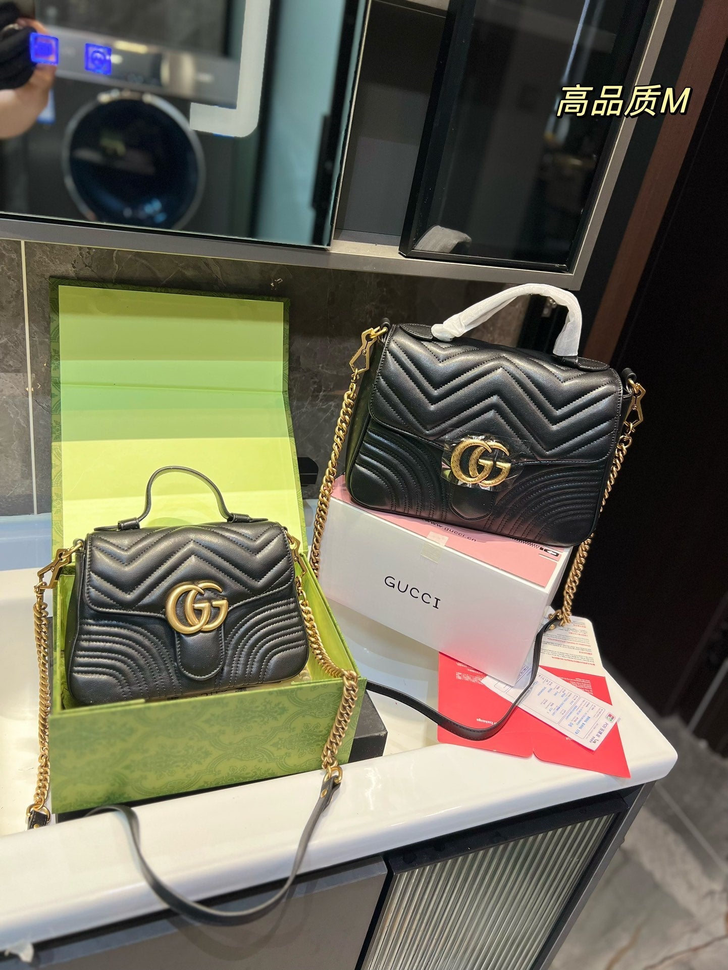 Gucci Marmont Handbag Top Handle