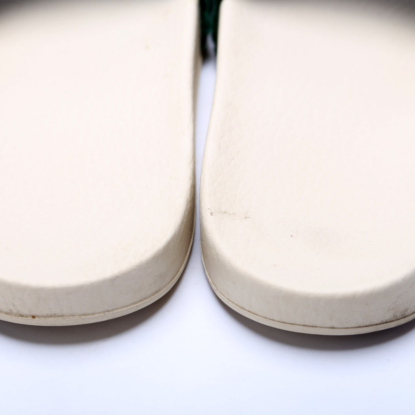 Gucci Velvet Rubber Slides Size 42
