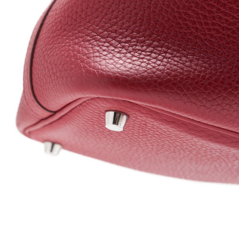 HERMES Picotin Lock PM Handbag Claimans Rouge Casaque Rouge Casaque Handbag Handbag Lady Handbags Lady Handbags Rouge Casaque Rouge Casaque Handbags Lady Handbags Lady Handbags