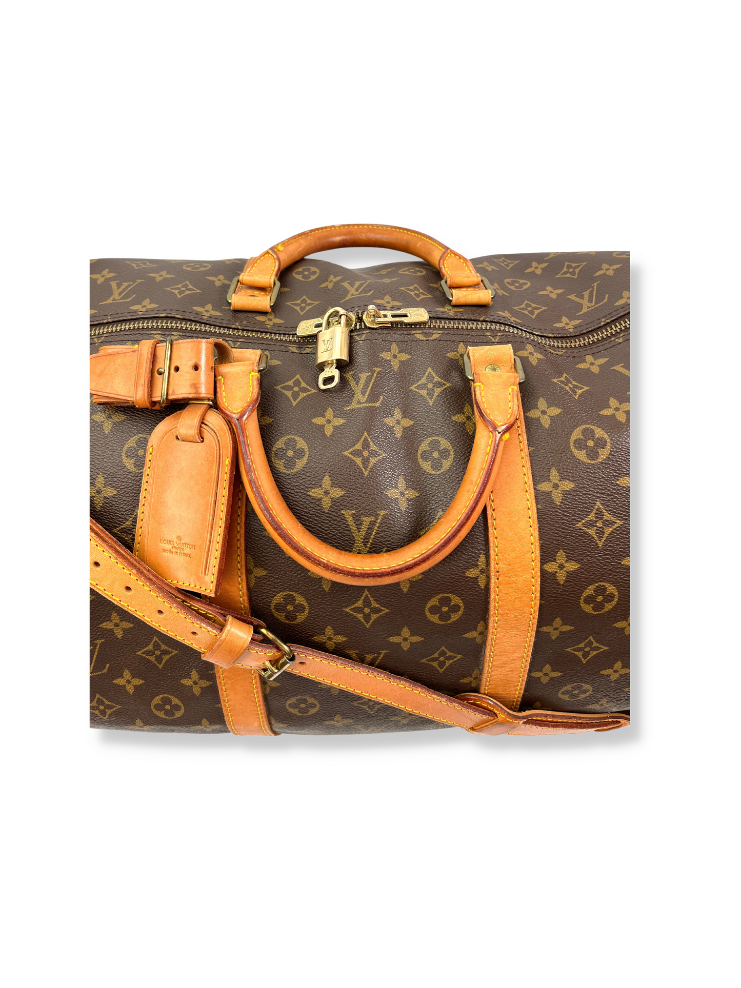 LOUIS VUITTON - VINTAGE MONOGRAM KEEPALL BANDOULIERE 60 - YR 1987
