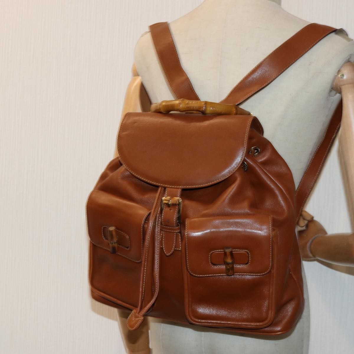 GUCCI Bamboo Backpack