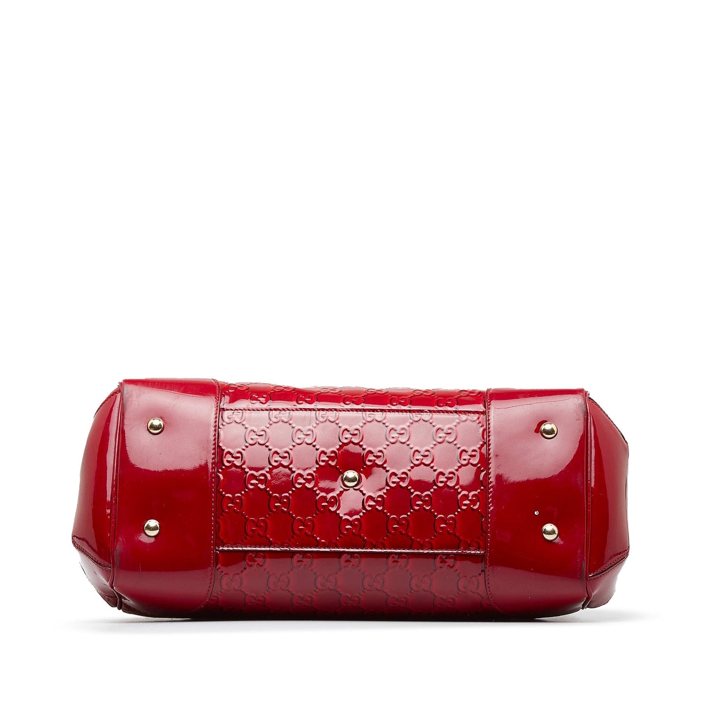 Red Gucci Guccissima Mayfair Tote Bag