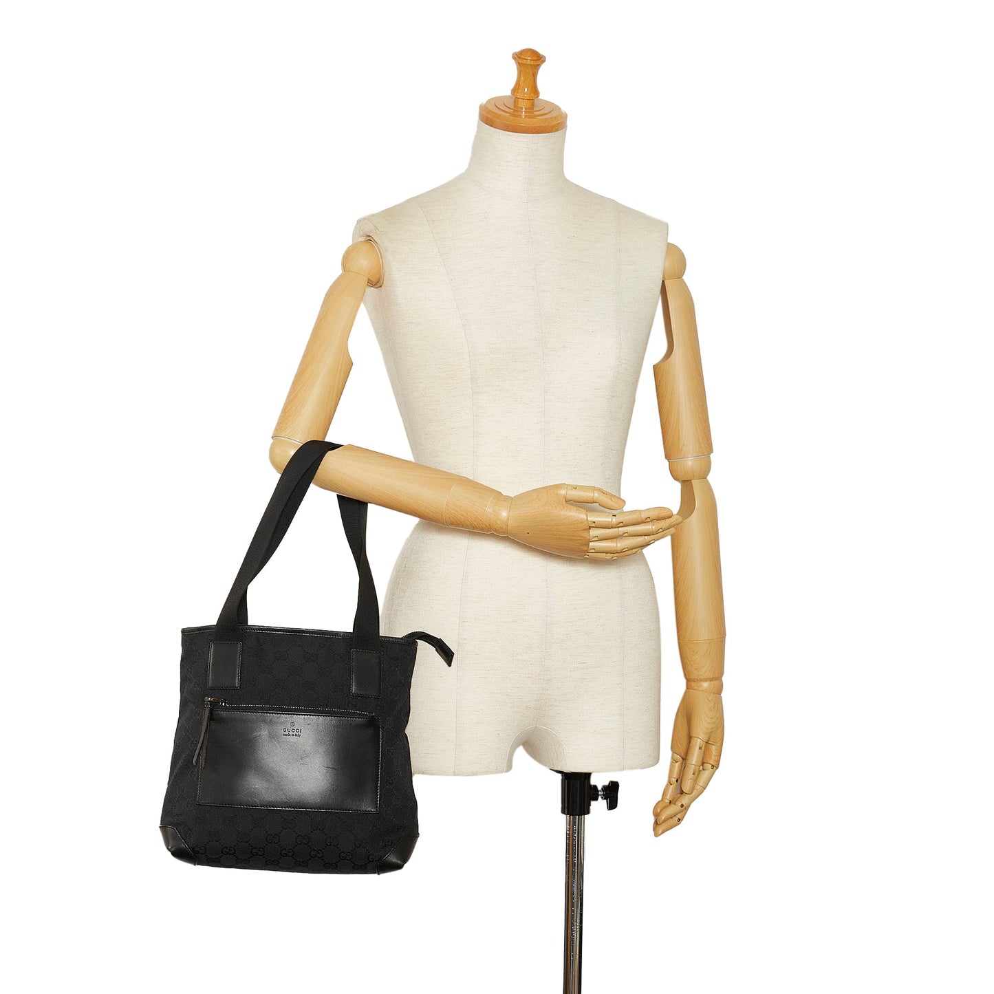 Black Gucci GG Canvas Tote Bag