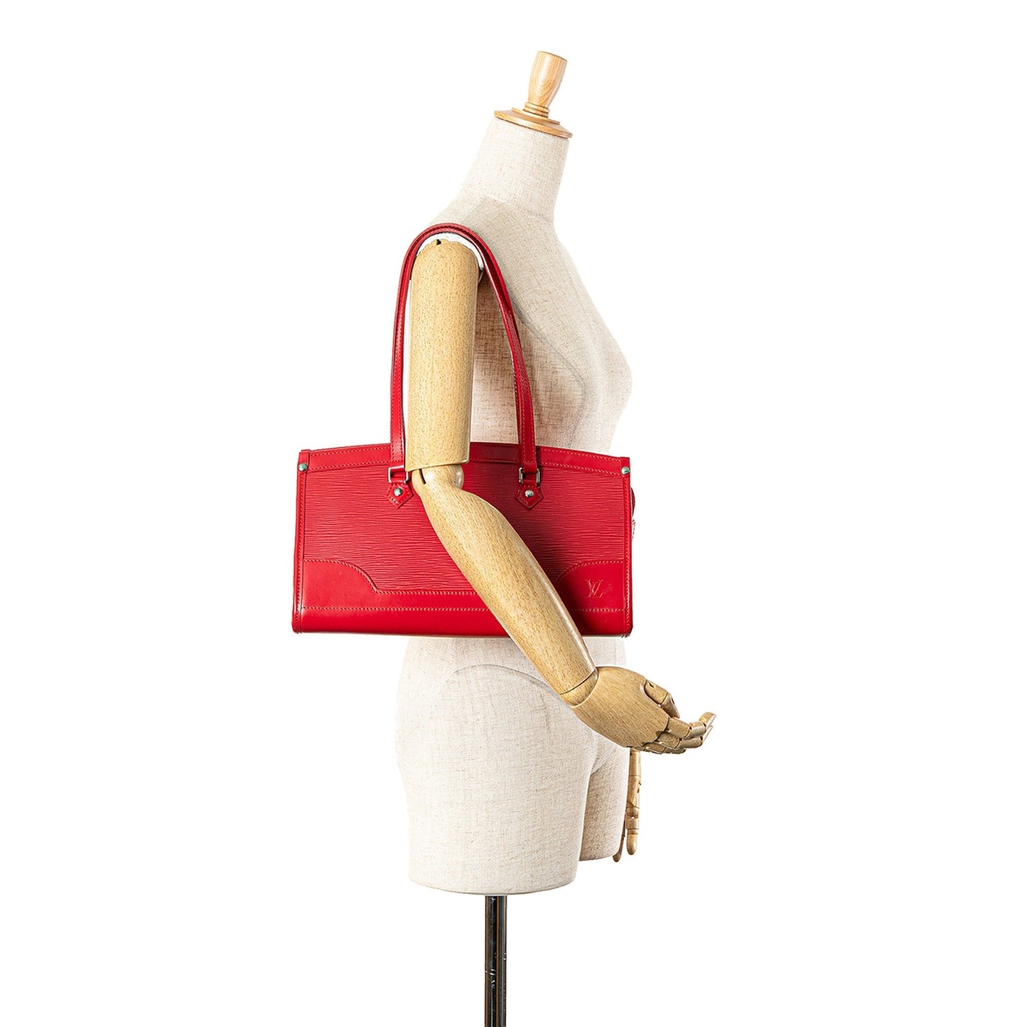 Red Louis Vuitton Epi Madeleine PM Shoulder Bag