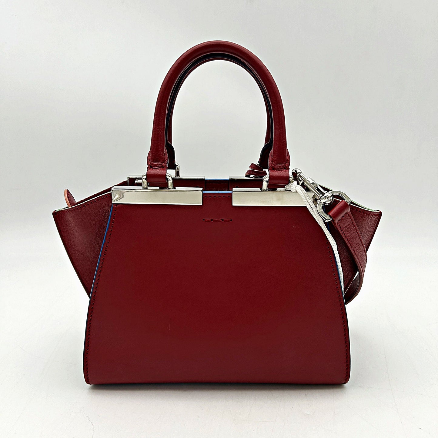 FENDI Vitello Dolce Mini 3jours Tote Ribes LA11557