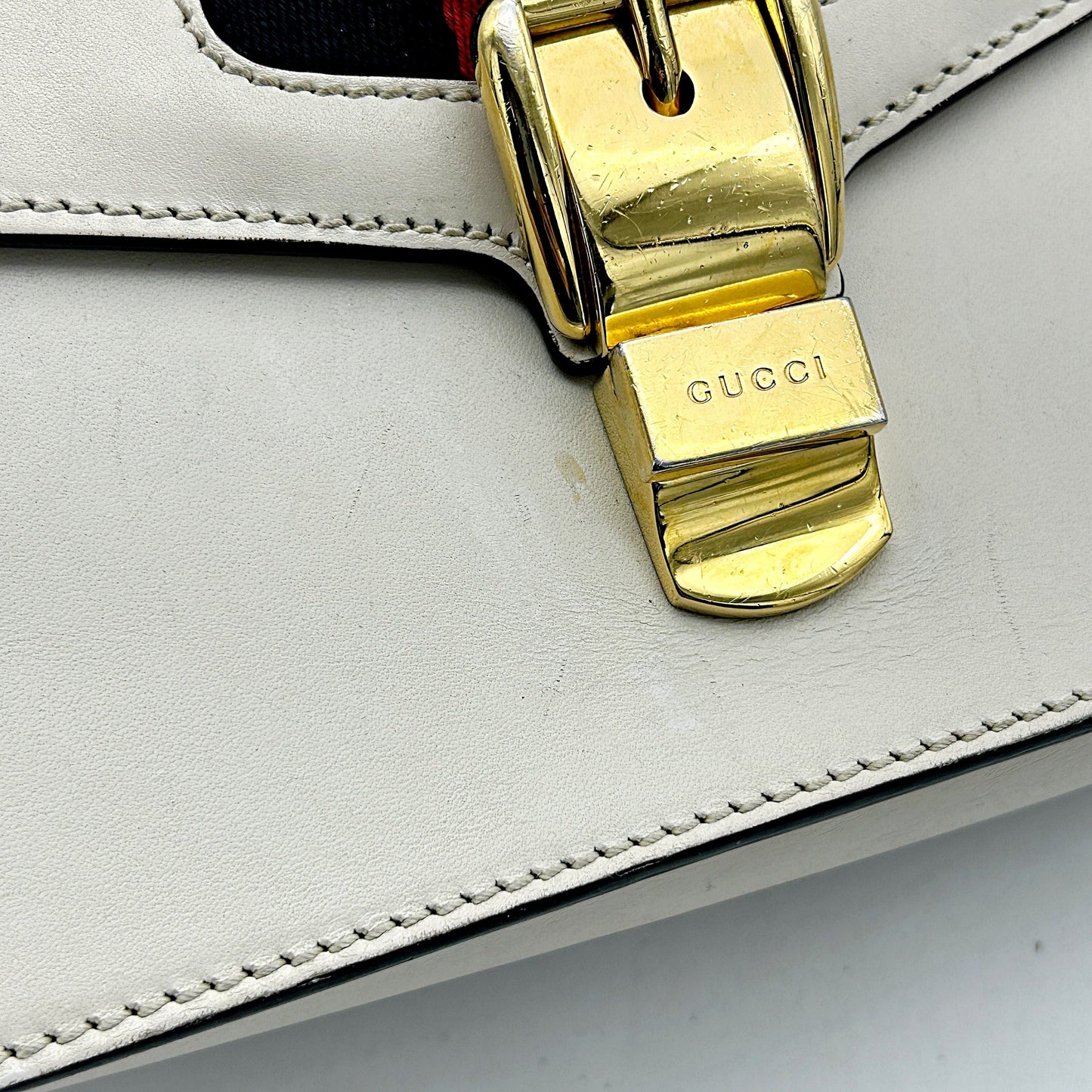 Gucci Web Sylvie Small - Neutrals Shoulder Bags, Handbags LA12261