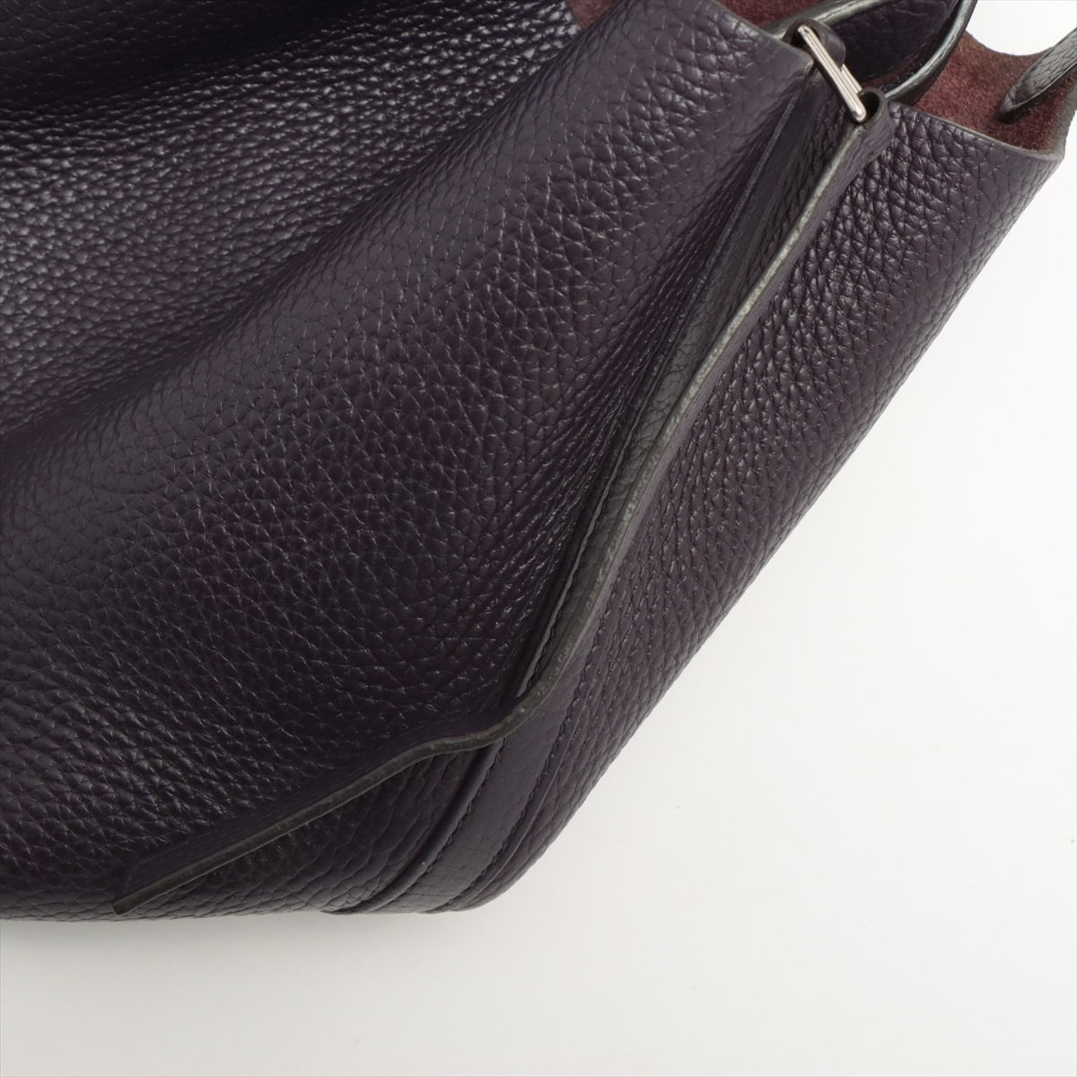 Hermes Picotin Lock 22 MM clement Cassis Silver G I2005