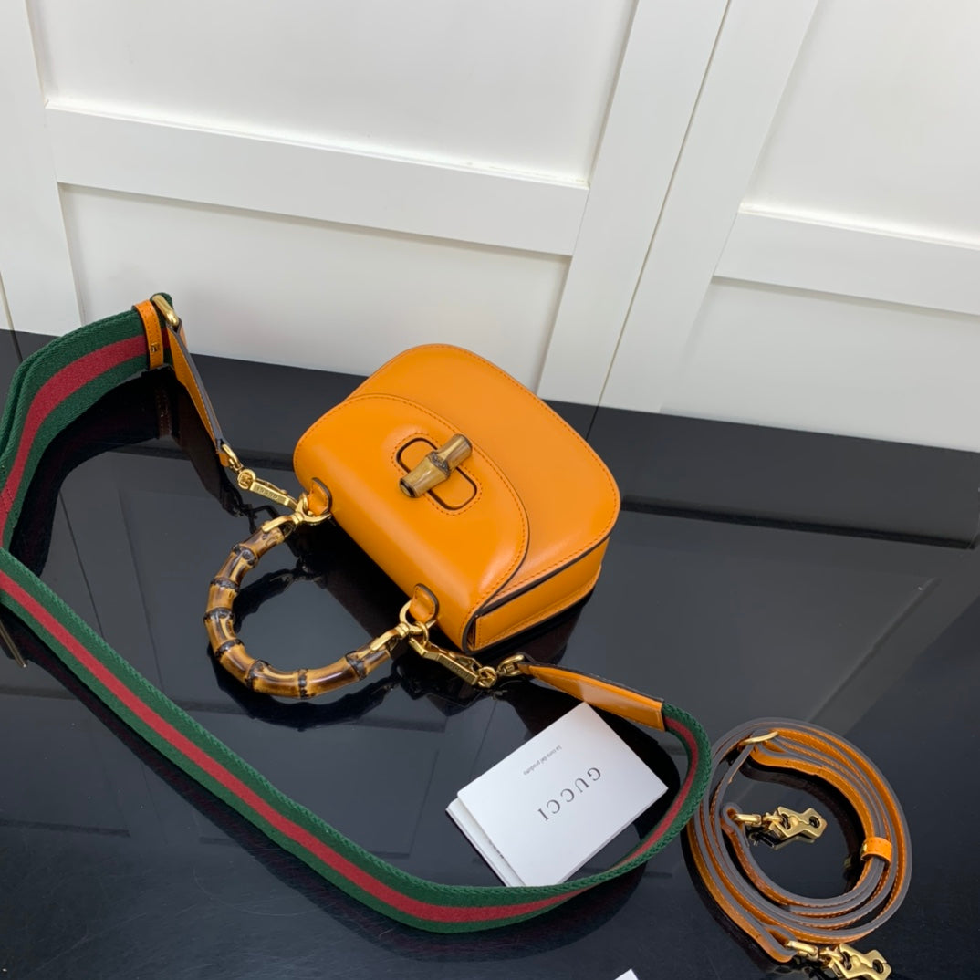 BOLSA GUCCI BAMBOO 1947 PEQUENA 17