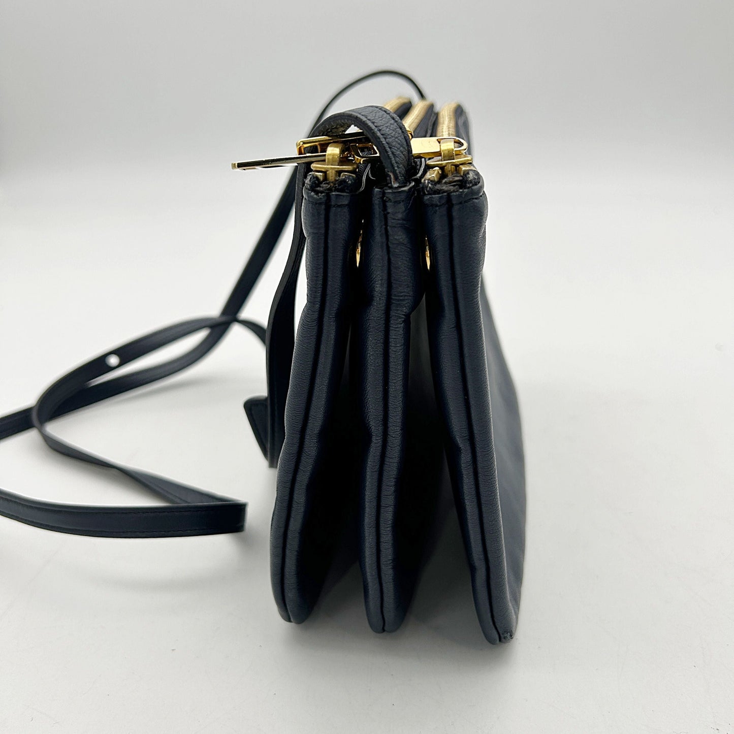 Celine Small Trio Crossbody Bag - Black Crossbody Bags, Handbags LA24367