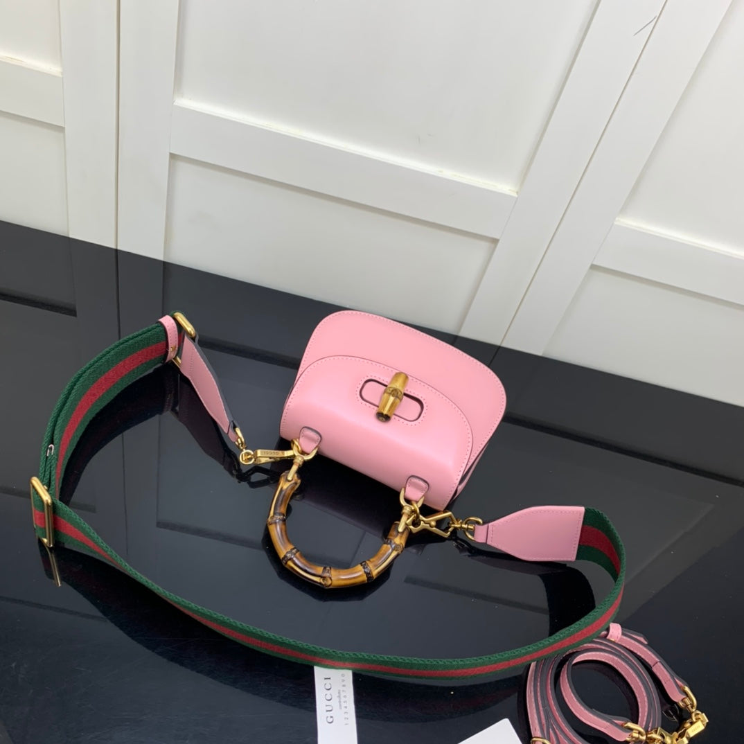 BOLSA GUCCI BAMBOO 1947 PEQUENA 17