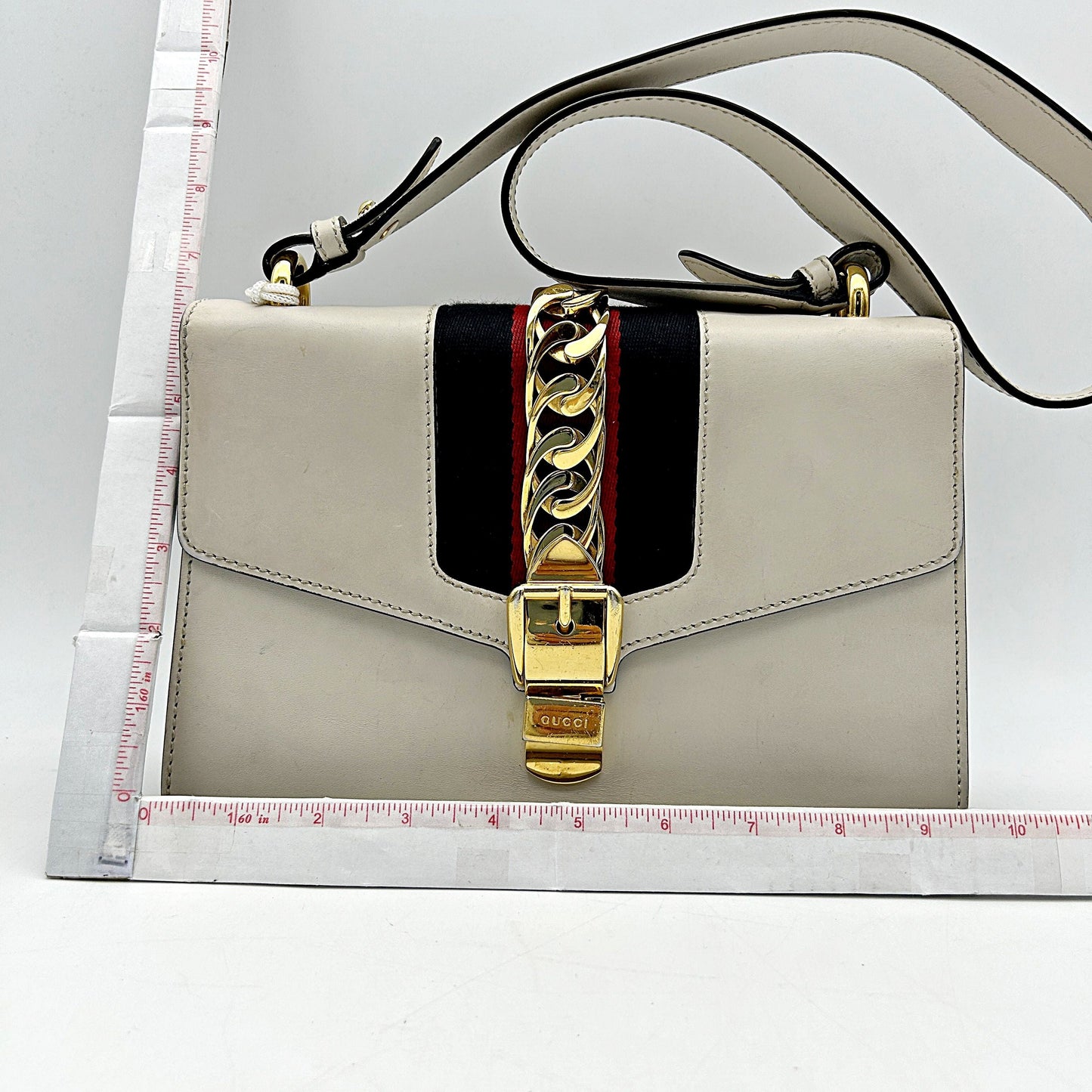 Gucci Web Sylvie Small - Neutrals Shoulder Bags, Handbags LA12261