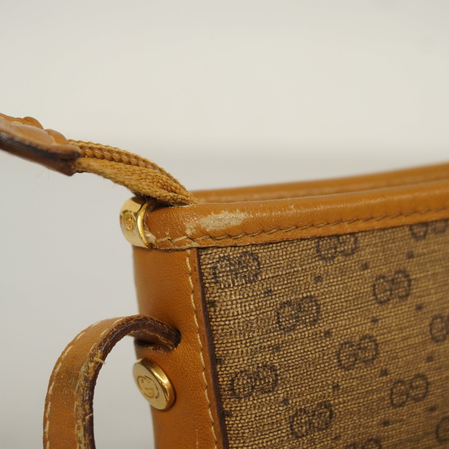 Gucci Micro GG 007 89 1095 Women's Shoulder Bag Beige