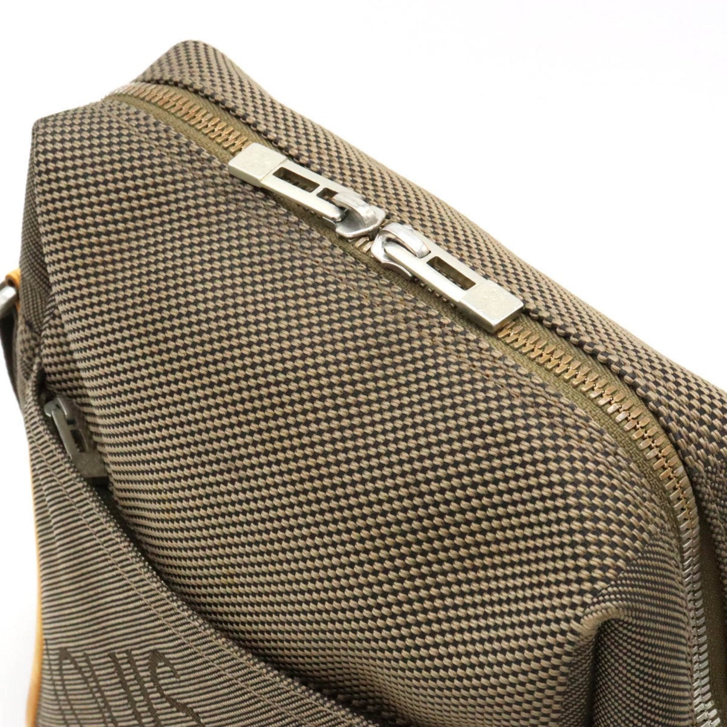 LOUIS VUITTON Damiergeant Citadin Shoulder Bag Canvas Tail Khaki M93040