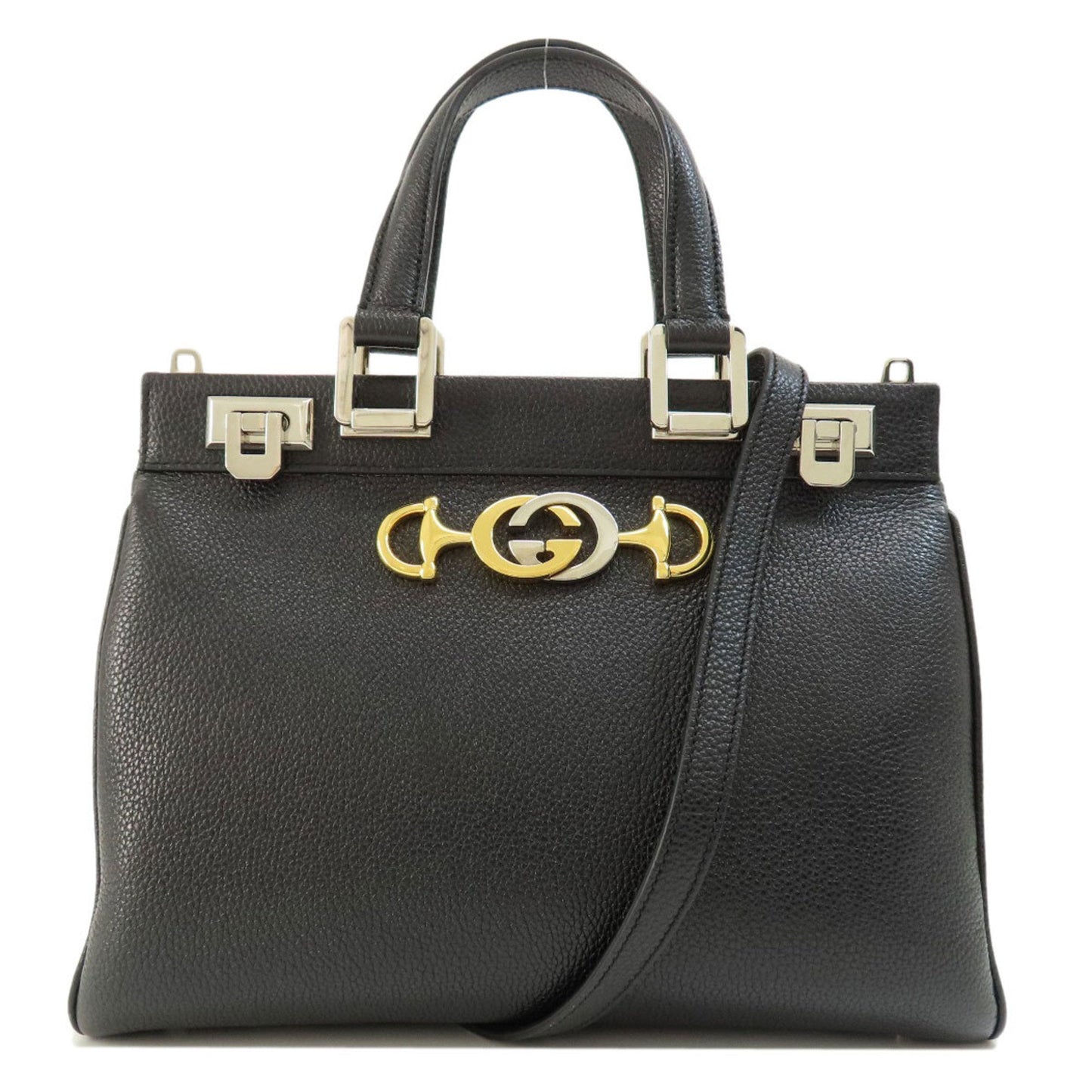GUCCI 569712 Zumi Handbag Leather Women's