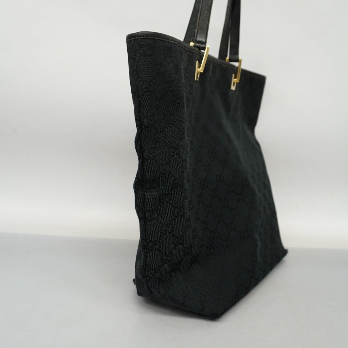 Gucci GG Canvas 002 1098 Women's Tote Bag Black