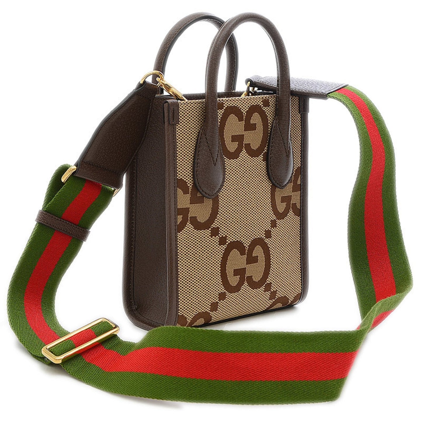 Gucci Jumbo GG 2Way Shoulder Bag Canvas Beige 699406