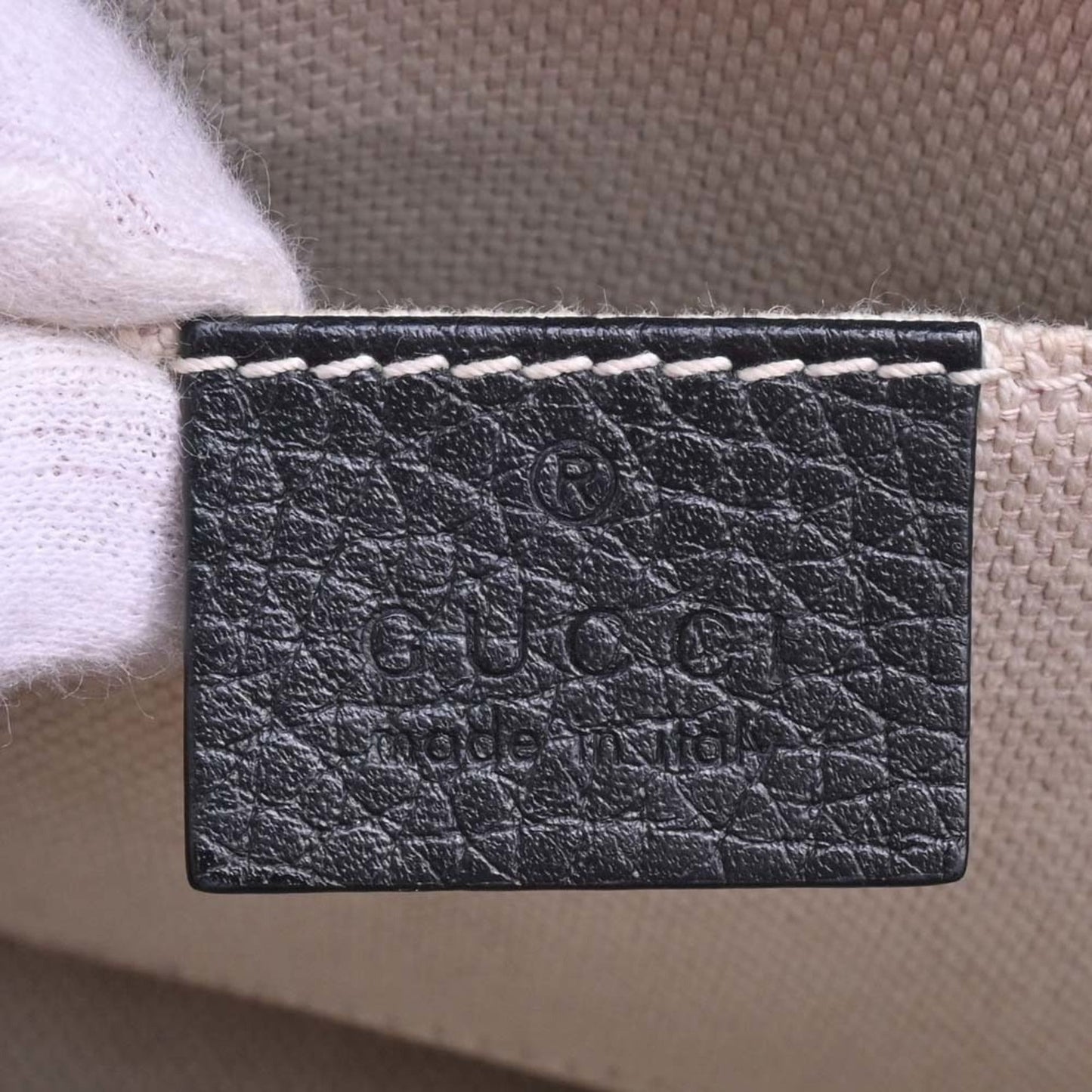 GUCCI Soho Leather Small Disco Bag Shoulder 308364 Black Ladies