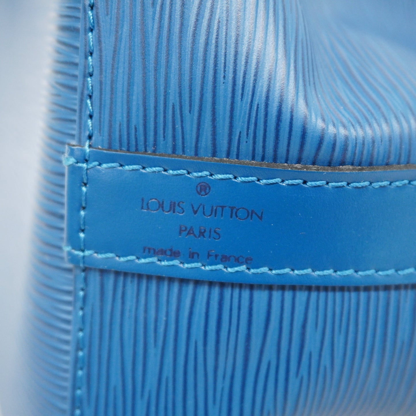 Louis Vuitton Epi Petit Noe M44105 Women's Shoulder Bag Toledo Blue