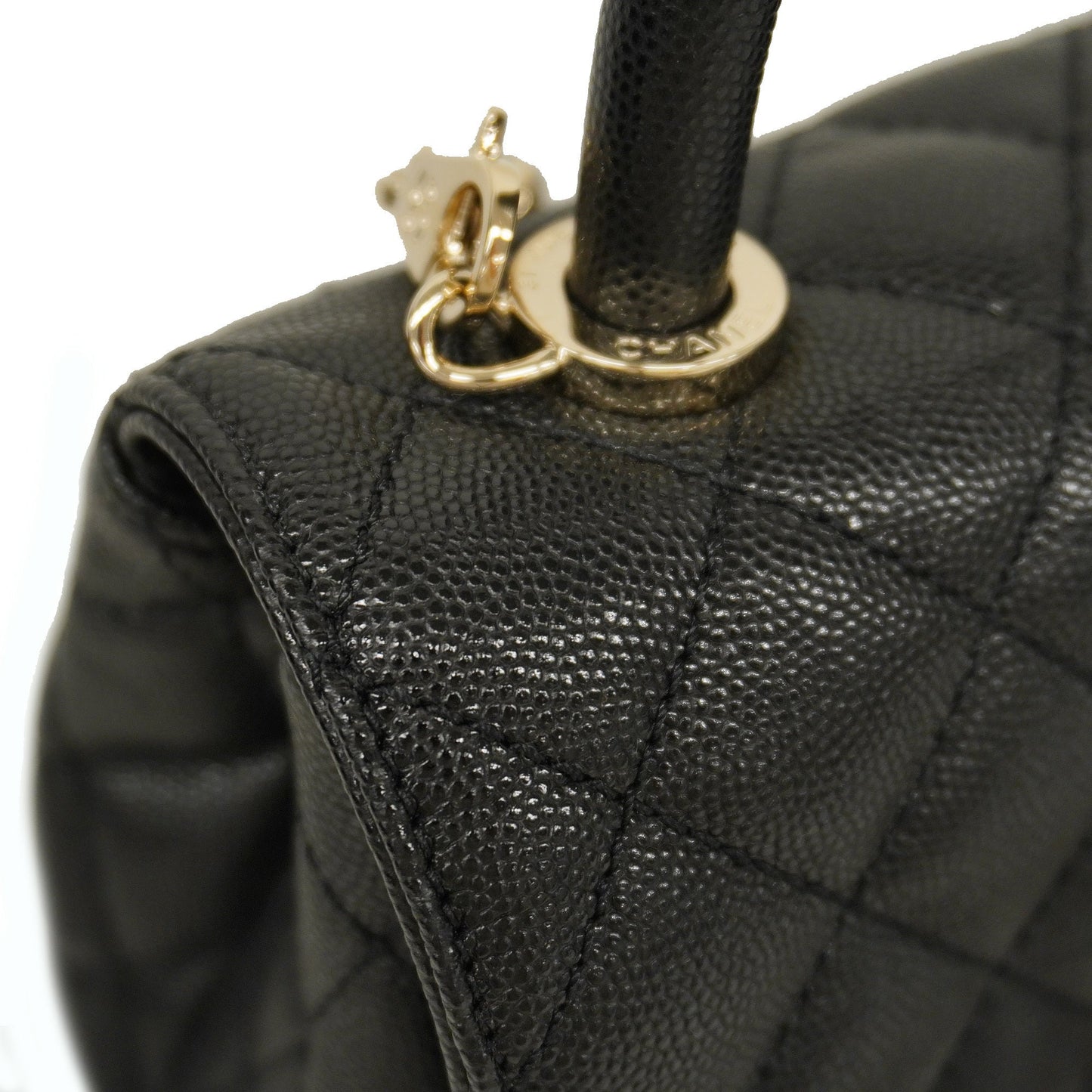 CHANELAuth Matelasse Chain Shoulder Women's Caviar Leather Handbag,Shoulder Bag