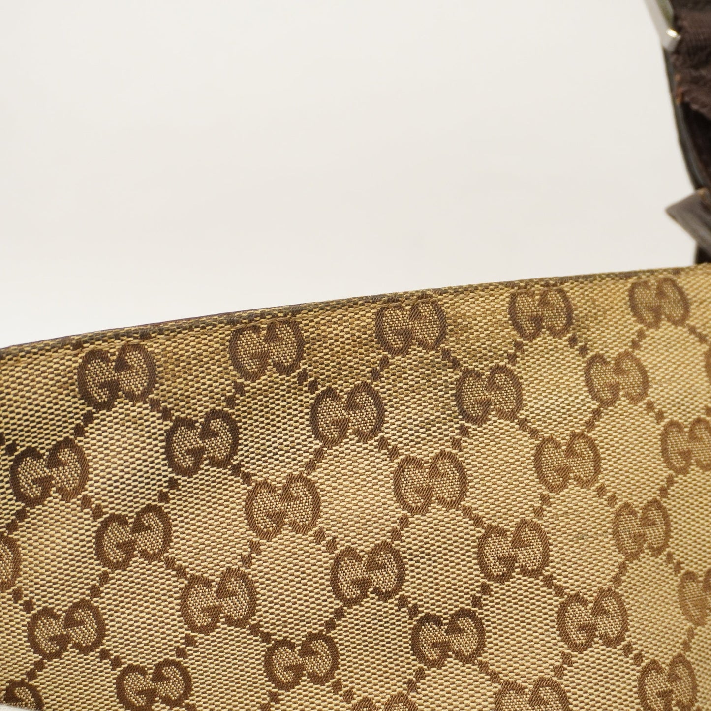 GUCCI GG Canvas Shoulder Bag 122793 Women's Shoulder Bag Beige,Brown