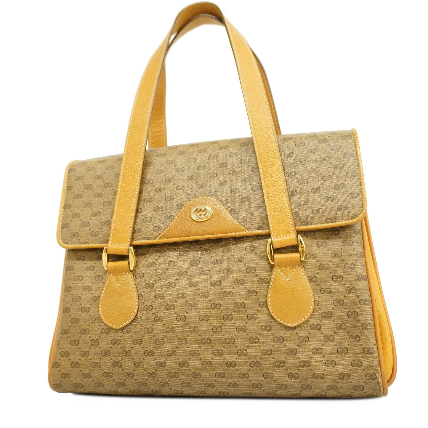 Gucci HandBag Micro GG 116 02 080 Women's Leather HandBag Beige