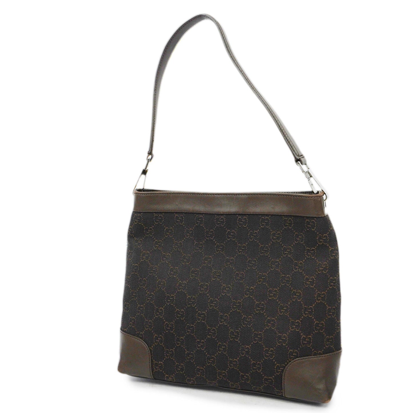 Gucci GG Canvas Shoulder Bag 143745 Women's Shoulder Bag Brown