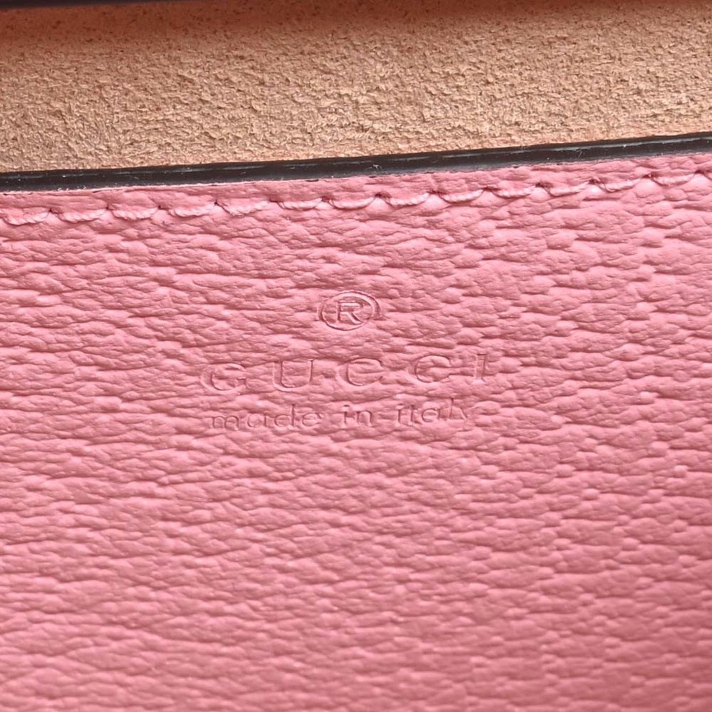 GUCCI Bamboo Leather Double G Diana 3WAY Tote Bag 702732 Pink Ladies